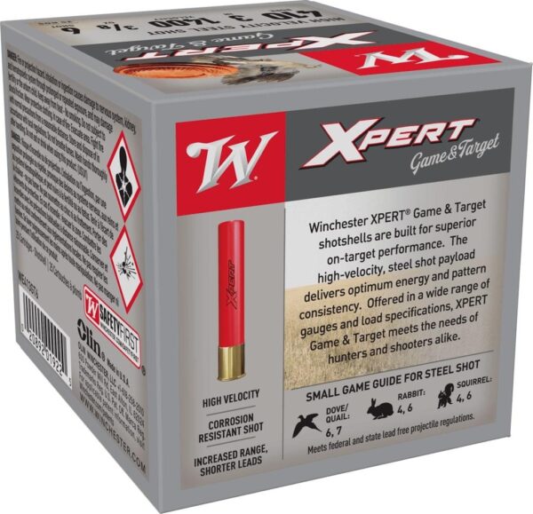 Winchester Xpert Steel Shotshells .410 ga 3" 3/8 oz 1400 fps #6 25/ct - Precision Shot Firearms