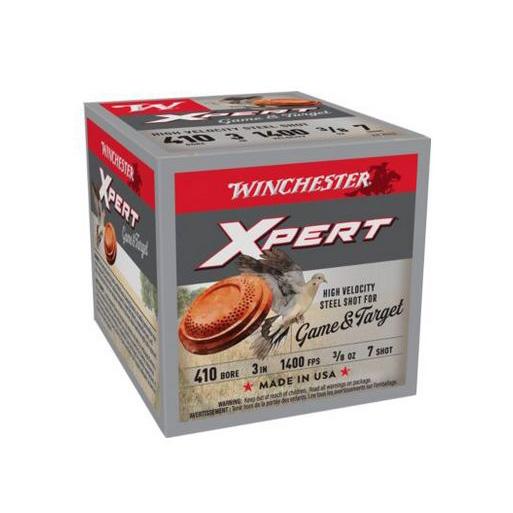 Winchester Xpert Steel Shotshells 410 ga 3" 3/8 oz 1400 fps #7 25/ct - Precision Shot Firearms