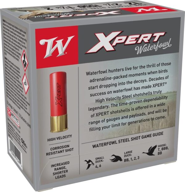 Winchester Xpert High-Velocity Steel Shotshells 12 ga 2-3/4" 1-1/16 oz 1550 fps #2 25/ct - Precision Shot Firearms