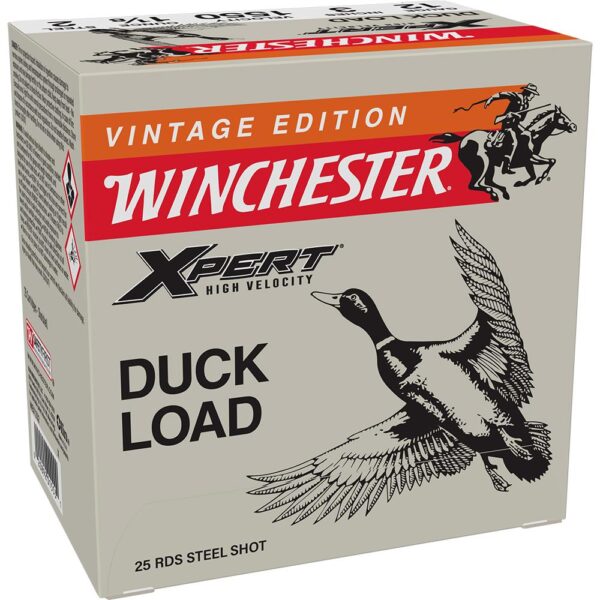 Winchester Vintage Edition Xpert Waterfowl Duck Shotshells 12ga 3" 1-1/8oz 1550fps #2 25/ct - Precision Shot Firearms