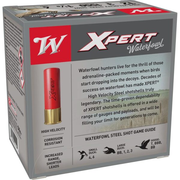 Winchester Xpert High-Velocity Steel Shotshells 12 ga 3" 1-1/8 oz 1550 fps #4 25/ct - Precision Shot Firearms