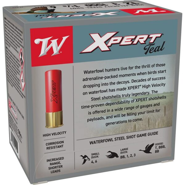 Winchester Xpert Teal Waterfowl Shotshells 12ga 3" 1-1/8oz 1550fps #6 25/ct - Precision Shot Firearms