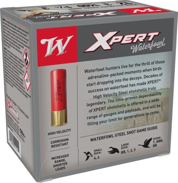 Winchester Xpert High-Velocity Steel Shotshells 12 ga 3" 1-1/4 oz 1400 fps #3 25/ct - Precision Shot Firearms