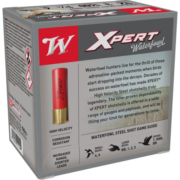Winchester Xpert High-Velocity Steel Shotshells 12 ga 3" 1-1/4 oz 1400 fps #4 25/ct - Precision Shot Firearms