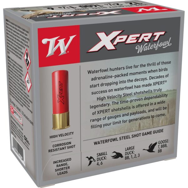 Winchester Xpert High-Velocity Steel Shotshells 12 ga 2-3/4" 1-1/8 oz 1400 fps #6 25/ct - Precision Shot Firearms