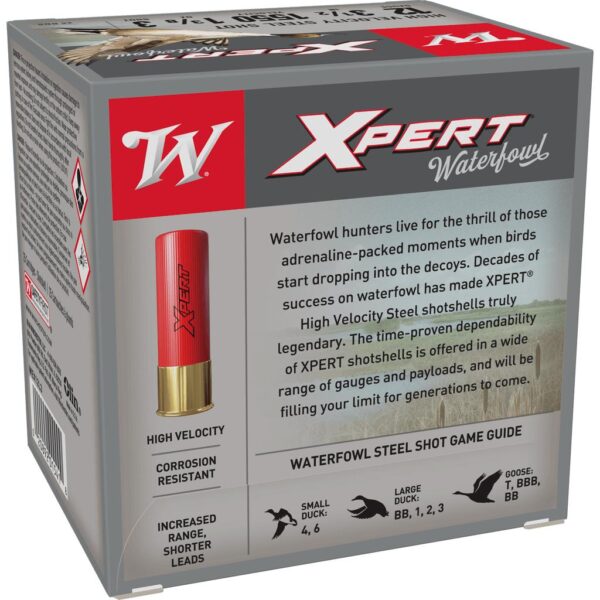 Winchester Xpert High Velocity Steel Shotshells 12 ga 3-1/2" 1-3/8 oz 1550 fps #3 25/ct - Precision Shot Firearms