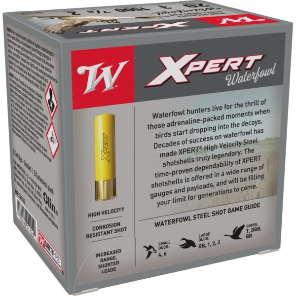 Winchester Xpert High-Velocity Steel Shotshells 20 ga 3" 7/8 oz 1500 fps #2 25/ct - Precision Shot Firearms