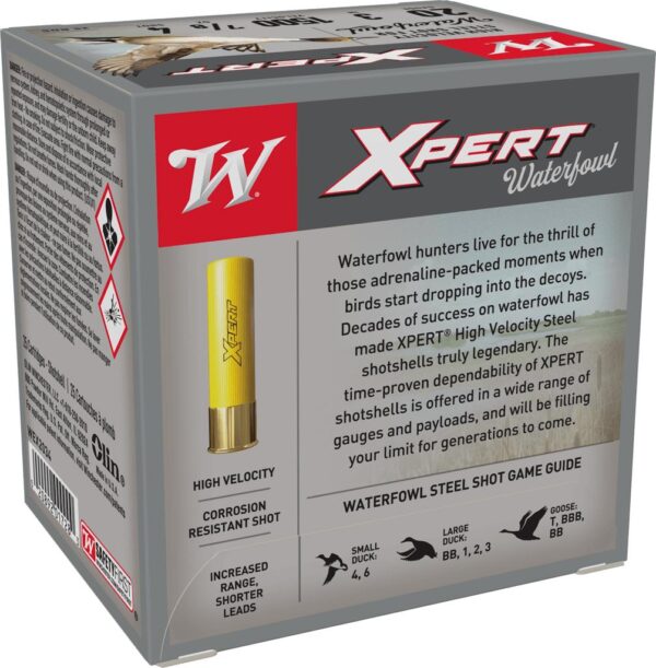 Winchester Xpert High-Velocity Steel Shotshells 20 ga 3" 7/8 oz 1500 fps #4 25/ct - Precision Shot Firearms