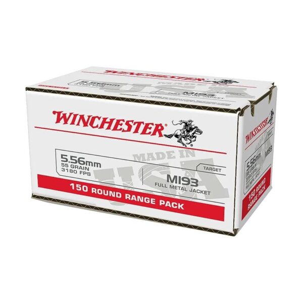 Lake City Rifle Ammunition 5.56mm M193 55 gr. FMJ 600/ct Case (4-150 RD Boxes) - Precision Shot Firearms