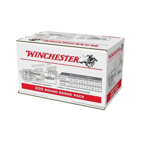 Lake City Rifle Ammunition 5.56mm M193 55 gr. FMJ 3270 fps (4-200rd boxes) 800/ct Case - Precision Shot Firearms