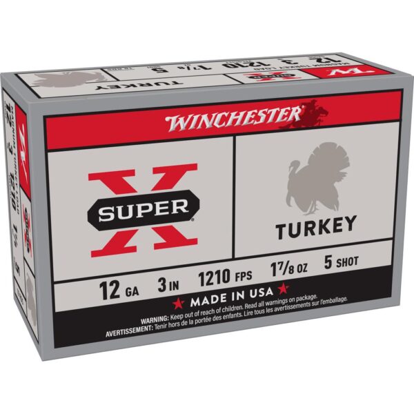 Winchester Super-X Turkey Loads Shotshells 3" 1-7/8 oz 1210 fps #5 10/ct - Precision Shot Firearms