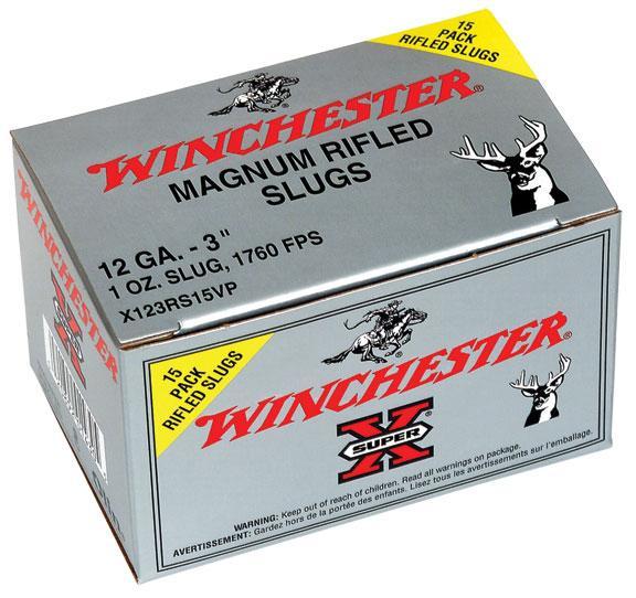 Winchester Super-X Rifled Slug 12 ga 3" 1 oz 1760 fps Slug 15/ct - Precision Shot Firearms