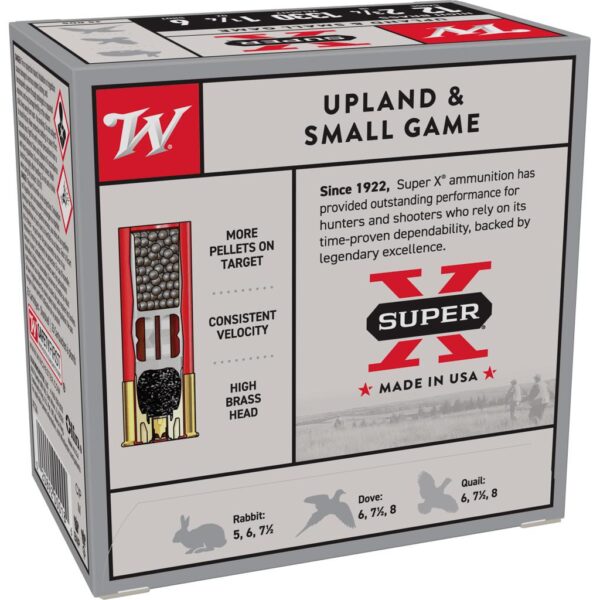 Winchester Super-X High-Brass Shotshells 12 ga 2-3/4" 1-1/4 oz 1330 fps #6 25/ct - Precision Shot Firearms