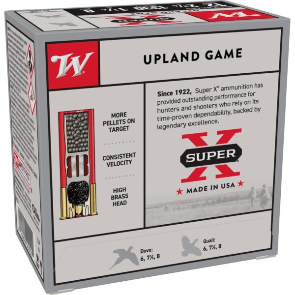 Winchester Super-X High-Brass Shotshells 12 ga 2-3/4" 1-1/4 oz 1330 fps #8 25/ct - Precision Shot Firearms