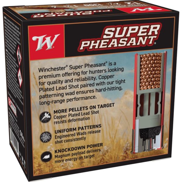 Winchester Super-X Super Pheasant Shotshells 12 ga 2-3/4" 1-3/8 oz 1450 fps #4 25/ct - Precision Shot Firearms