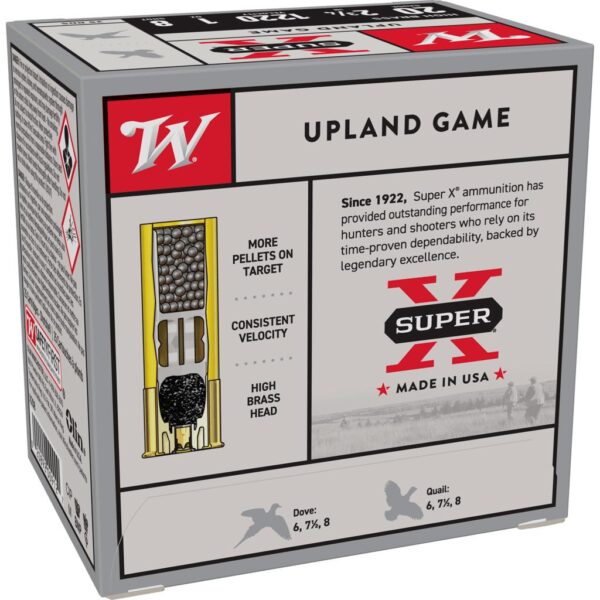 Winchester Super-X High-Brass Shotshells 20 ga 2-3/4" 1 oz 1220 fps #8 25/ct - Precision Shot Firearms