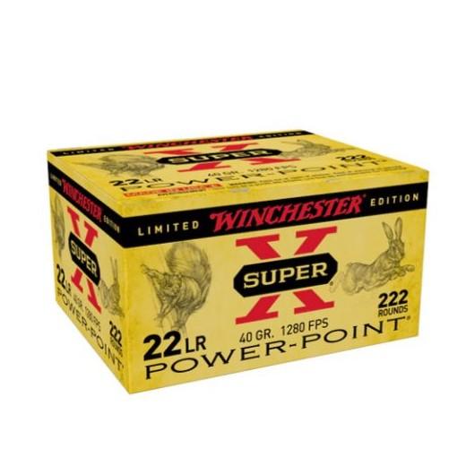 Winchester Super-X Rimfire Ammunition .22 LR 40 gr. CP-HP 1280 fps 222/ct - Precision Shot Firearms