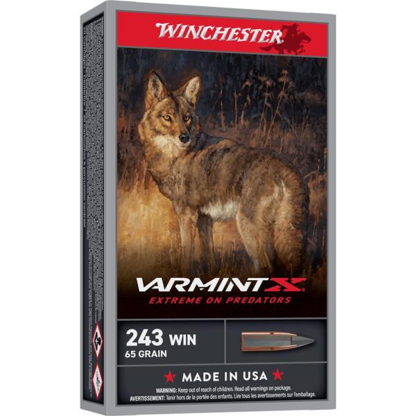 Winchester Varmint X Rifle Ammunition .243 Win 65gr PT 3620fps 20/ct - Precision Shot Firearms
