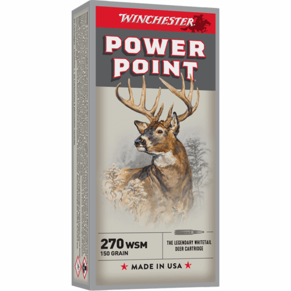 Winchester Super-X Power Point Rifle Ammunition .270 WSM 150 gr. PSP 3150 fps 20/ct - Precision Shot Firearms