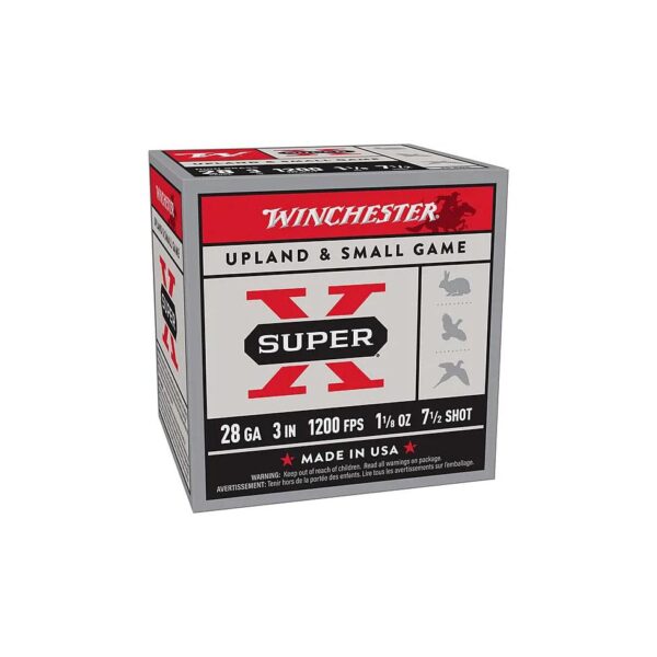 Winchester Super X Shotshell 28ga 3" 1-1/8 oz 1200fps #7.5 25/ct - Precision Shot Firearms