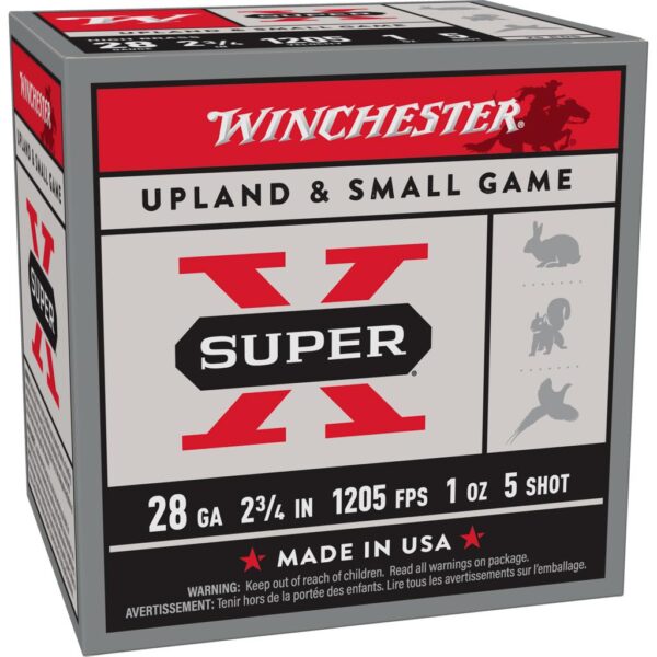 Winchester Super-X Game Shotshells 28 ga 2-3/4" 1 oz 1205 fps #5 25/ct - Precision Shot Firearms