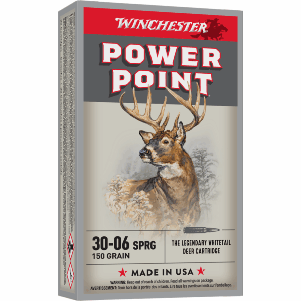 Winchester Super-X Power Point Rifle Ammunition .30-06 Sprg 150 gr. PSP 2920 fps 20/ct - Precision Shot Firearms
