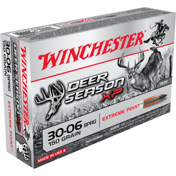 Winchester Deer Season XP Rifle Ammunition 30-06 150 gr. PT 2920 fps 20/ct - Precision Shot Firearms