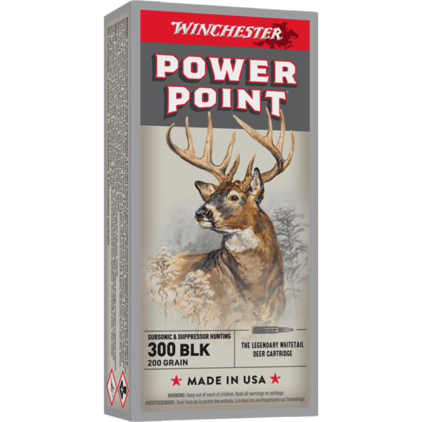 Winchester Super-X Subsonic Rifle Ammunition .300 AAC Blackout 200 gr. HP 1060 fps 20/ct - Precision Shot Firearms
