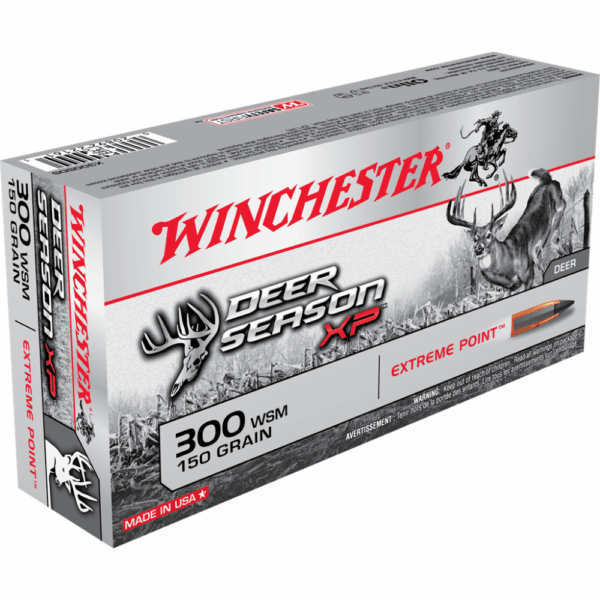 Winchester Deer Season XP Rifle Ammunition 300 WSM 150 gr. PT 3260 fps 20/ct - Precision Shot Firearms