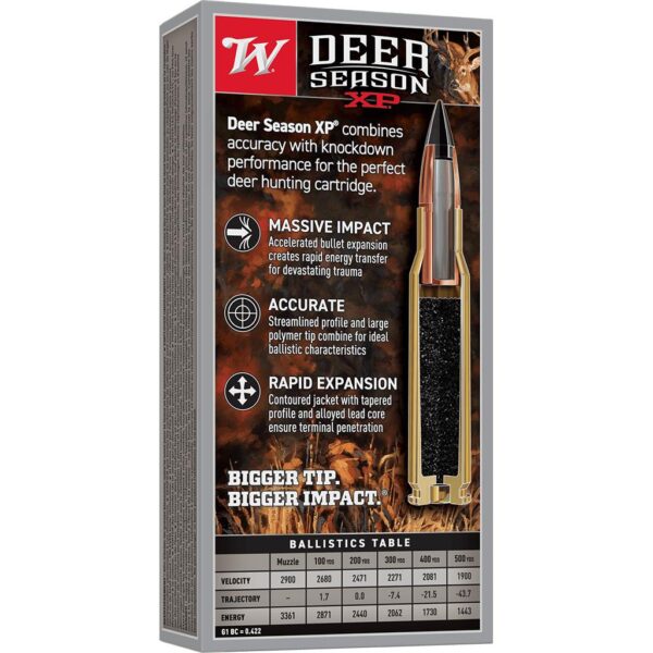 Winchester Deer Season XP Rifle Ammunition .300 WSM 180gr PT 2900 fps 20/ct - Precision Shot Firearms