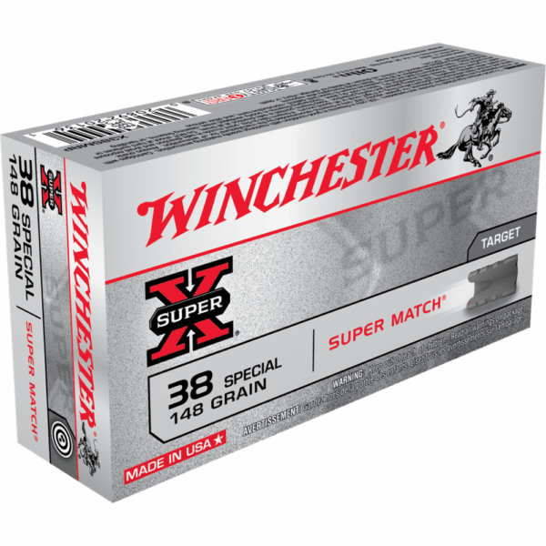 Winchester Super-X Handgun Ammunition .38 Spl 148 gr. LWC 710 fps 50/ct - Precision Shot Firearms