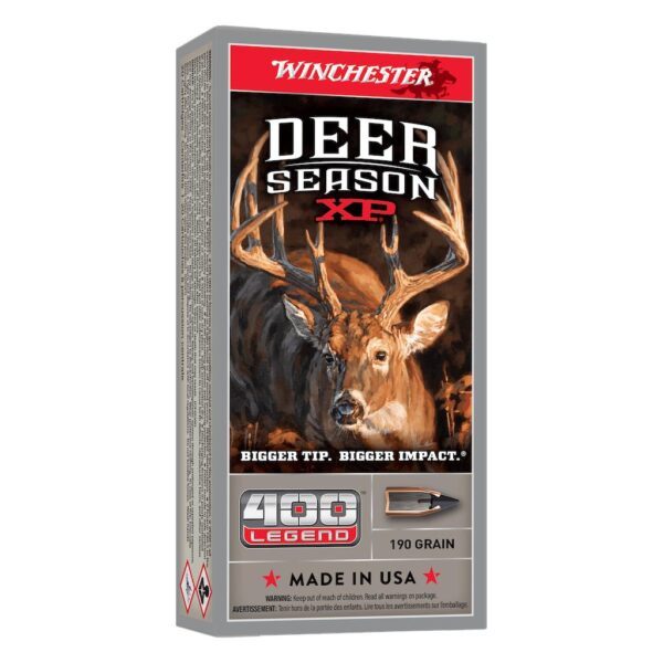 Winchester Deer Season XP Rifle Ammunition .400 Legend 190gr PT 20/ct - Precision Shot Firearms