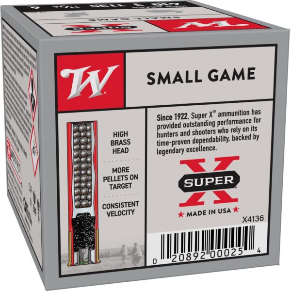 Winchester Super-X High-Brass Shotshells .410 ga 3" 11/16 oz 1135 fps #6 25/ct - Precision Shot Firearms