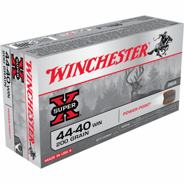 Winchester Super-X Rifle Ammunition .44-40 Win 200 gr. SP 1190 fps 50/ct - Precision Shot Firearms