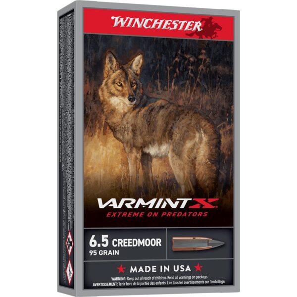 Winchester Varmint X Rifle Ammunition 6.5 Creedmoor 95gr PT 3300 fps 20/ct - Precision Shot Firearms