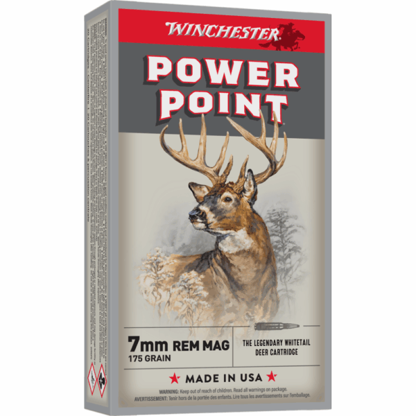 Winchester Super-X Power Point Rifle Ammunition 7mm Rem Mag 175 gr. PSP 2860 fps 20/ct - Precision Shot Firearms
