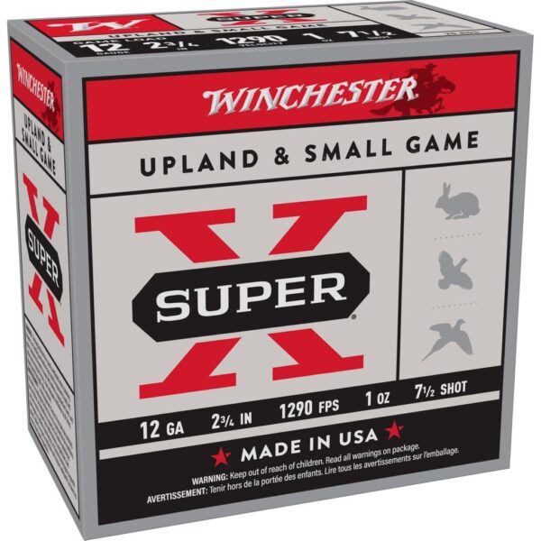 Winchester Super-X Game Shotshells 12 ga 2-3/4" 1 oz 1290 fps #7.5 25/ct - Precision Shot Firearms