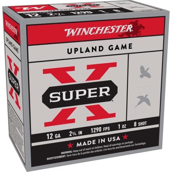 Winchester Super-X Game Shotshells 12 ga 2-3/4" 1 oz 1290 fps #8 25/ct - Precision Shot Firearms