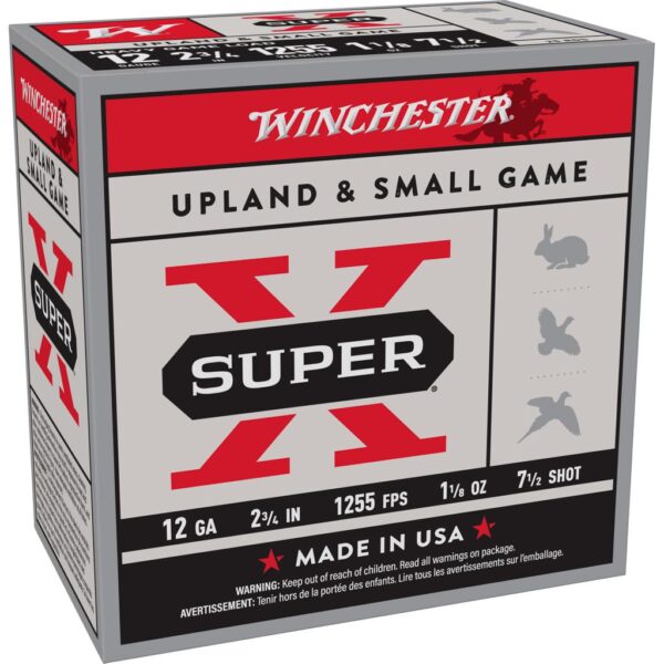 Winchester Super-X Heavy Game Shotshells 12 ga 2-3/4" 1-1/8 oz 1255 fps #7.5 25/ct - Precision Shot Firearms