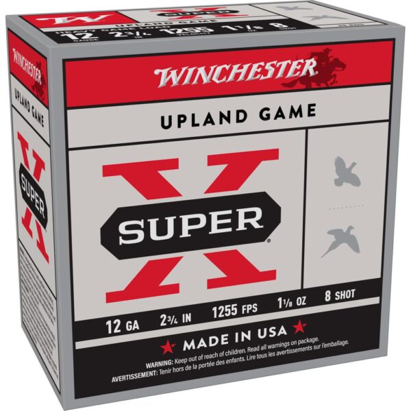 Winchester Super-X Heavy Game Shotshells 12 ga 2-3/4" 1-1/8 oz 1255 fps #8 25/ct - Precision Shot Firearms