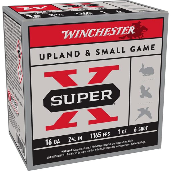Winchester Super-X Game Shotshells 16 ga 2-3/4" 1 oz 1165 fps #6 25/ct - Precision Shot Firearms