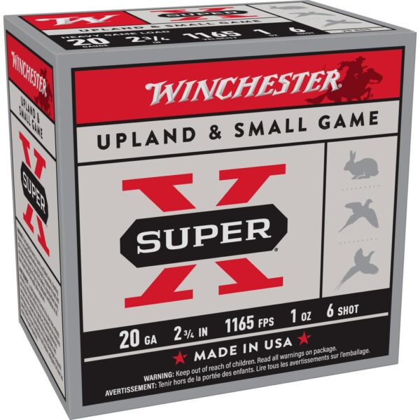 Winchester Super-X Heavy Game Shotshells 20 ga 2-3/4" 1 oz 1165 fps #6 25/ct - Precision Shot Firearms