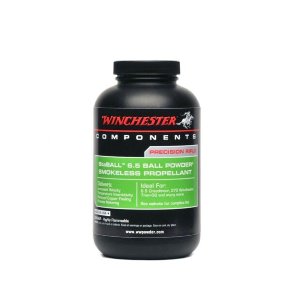Winchester StaBall 6.5 Precision Rifle Propellant 1lbs - Precision Shot Firearms