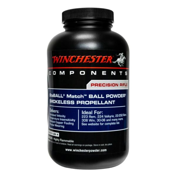 Winchester Powder StaBall Match 1lb 750cc - Precision Shot Firearms