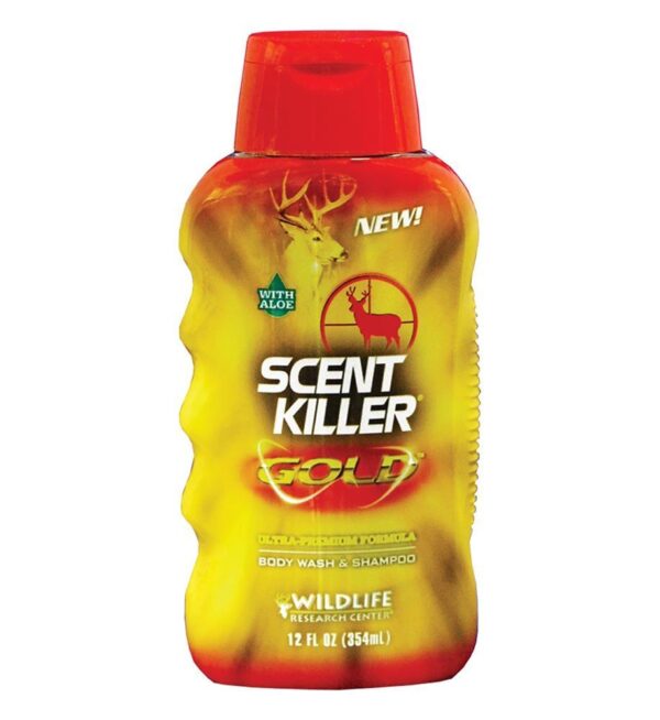Wildlife Research Scent Killer Gold Body Wash & Shampoo 12 FL OZ - Precision Shot Firearms