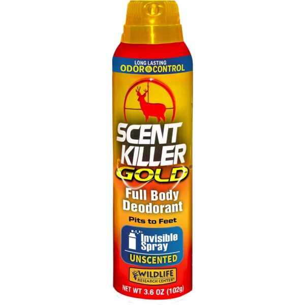 Wildlife Research Scent Killer Gold Body Deodorant Spray Can 3.6oz - Precision Shot Firearms