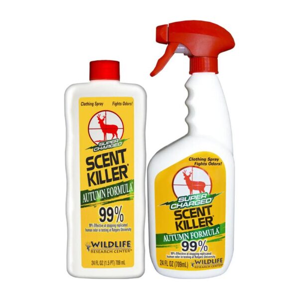 Wildlife Scent Killer Autumn Formula Super Charged Combo 24 oz Spray Bottle and 24 oz Refill - Precision Shot Firearms