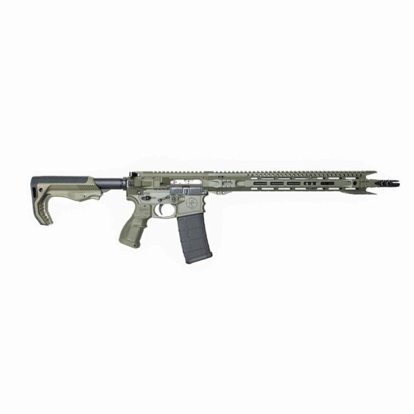 Fostech Stealth Raptor Rifle 5..56mm 30rd Magazine(1) 16" Barrel Mach-1 Rail OD Green - Precision Shot Firearms