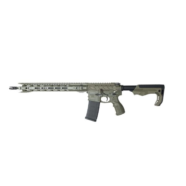 Fostech Stealth Raptor Rifle 5..56mm 30rd Magazine(1) 16" Barrel Mach-1 Rail OD Green - Precision Shot Firearms