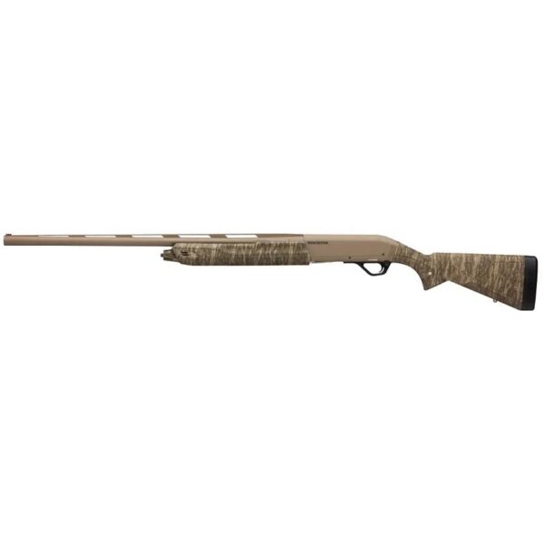 Winchester SX4 Hybrid Hunter Shotgun 12ga 3-1/2" Chamber 4rd Capacity 26" Barrel FDE Composite Mossy Oak Bottomlands Stock - Precision Shot Firearms